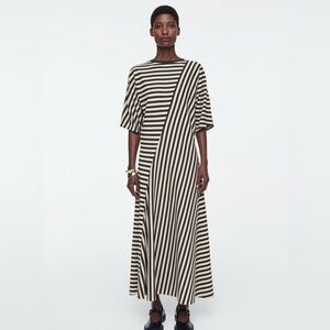 COS Batwing Striped Dress